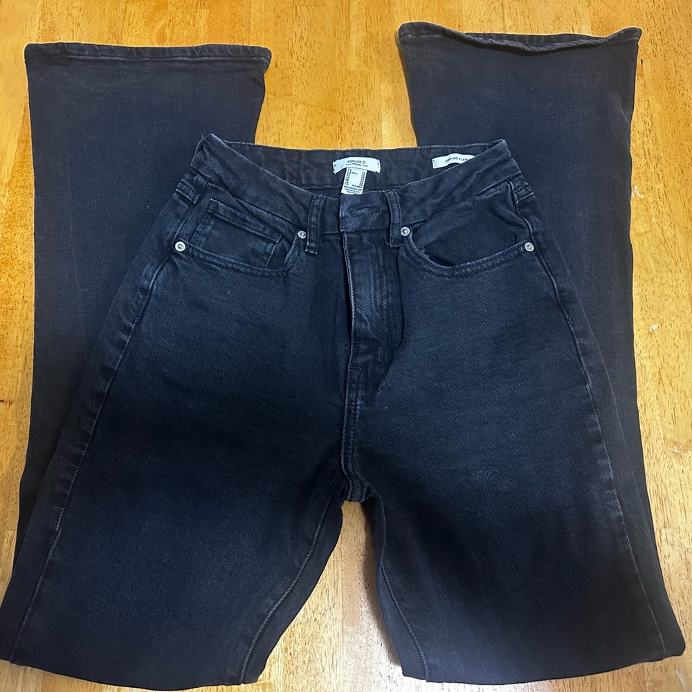 Forever 21 Black Flare Jeans